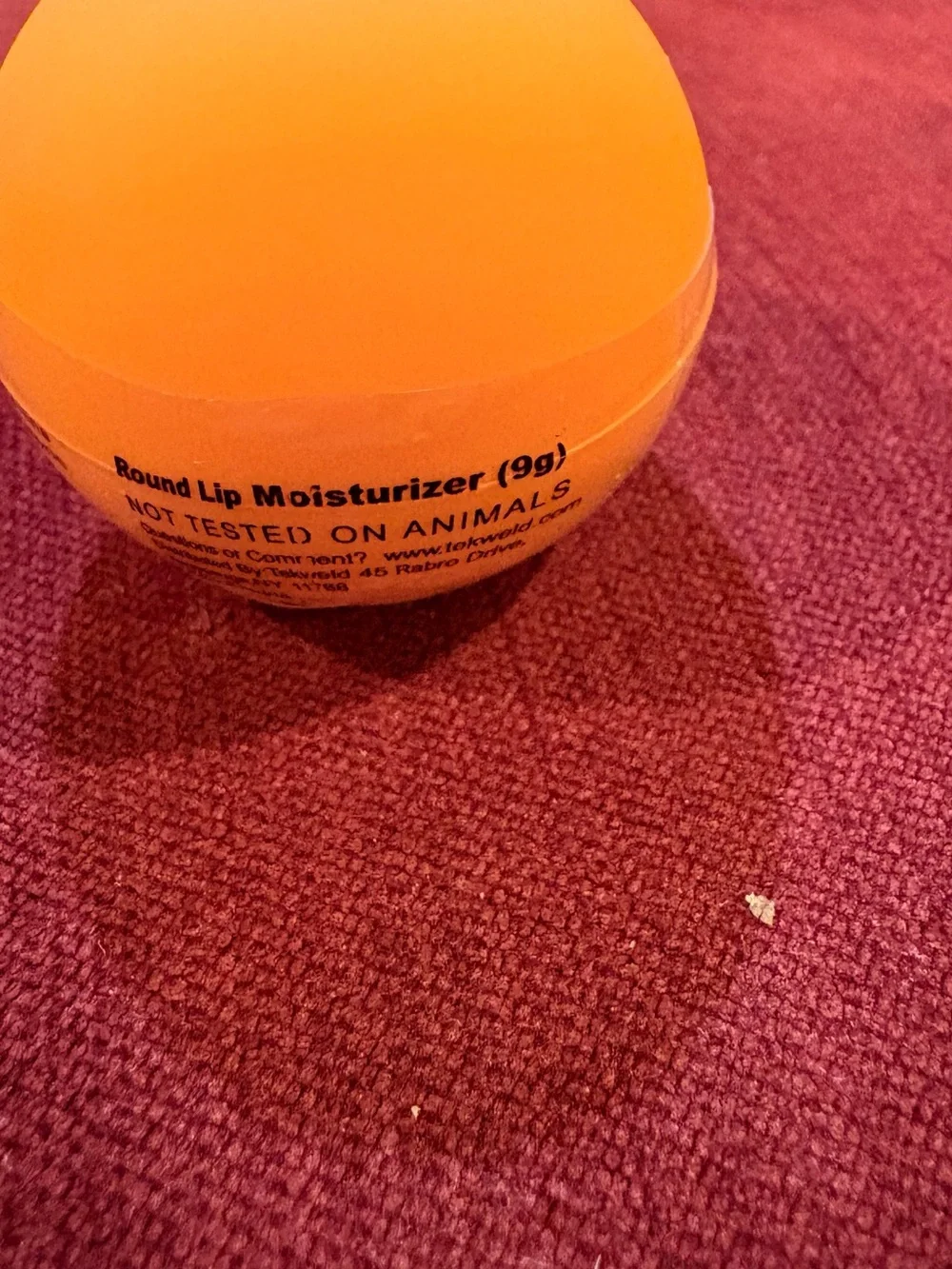 New Vizzy Hard Seltzer Orange Sphere Lip Balm-9g